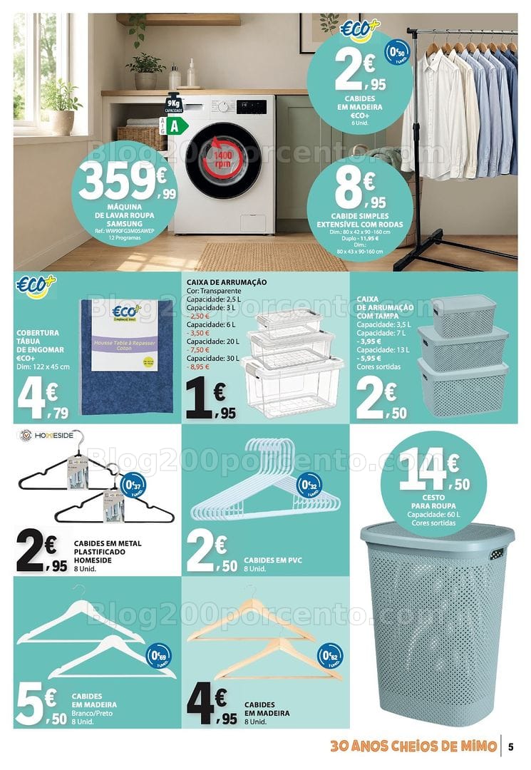 Antevisão Folheto E-LECLERC Bazar Promoções de 16 a 29 julho
